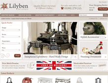 Tablet Screenshot of lilyben.co.uk